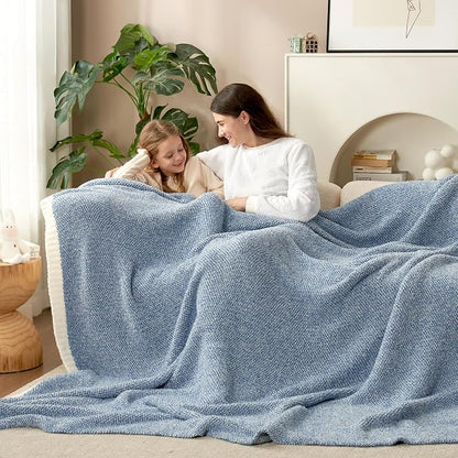 Snuggle Sac Blue Bedding Blanket Twin Size - Image 4