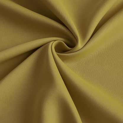Yellow Pinch Pleated Curtains 108 Inch Length 2 Panels Set Noise Cancelling - Image 7