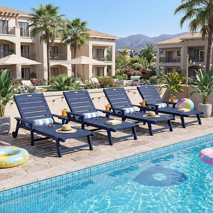 Outdoor Lounge Chair Set of 4 - Image 2