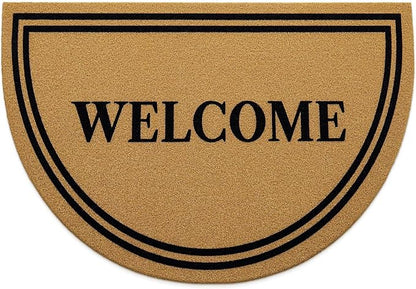 OLANLY Half Circle Front Door Mat, Low Profile Doormat, Stain and Fade Resistant by OLANLY