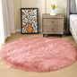 ORINOVA Pink Washable Fluffy Round Rugs by ORINOVA