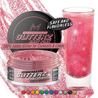 MONÉGASQUE Baby Pink Edible Glitter for Drinks 10g – Pink Edible Glitter for Cakes & Cocktails – Halloween Drink Shimmer Powder – Cocktail Sparkles for Drinks – Food & Cake Decorations Spray Sprinkles