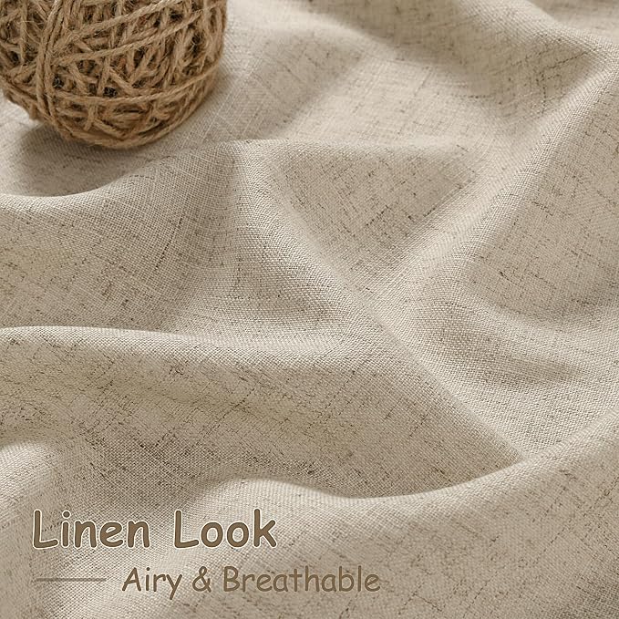 Taupe Burlywood Curtains 96 Inches Long - Image 4