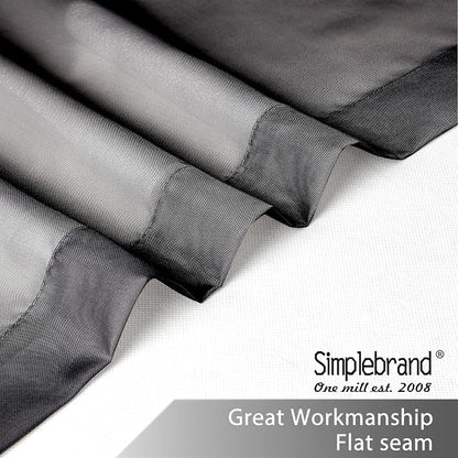 Simplebrand Black Tier Curtains - Image 5