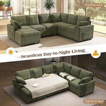 Ihanherry 7-Seater Large Sectional Sofa Bed - Image 3