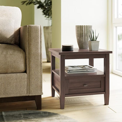 SIMPLIHOME Warm Shaker End Table - Image 2
