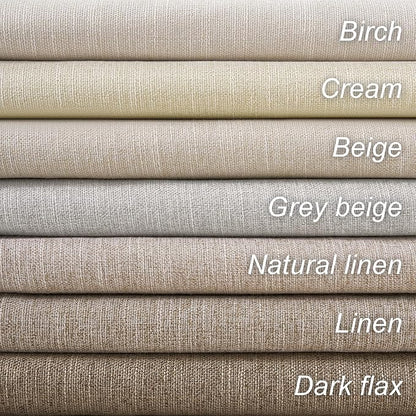 Topfinel Cream Linen Blackout Curtains 84 Inch Long - Image 8