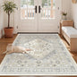 3x5 Rug for Entryway, Washable Area Rug, Living Room, Dining Room, Vintage Rug by Zesthome