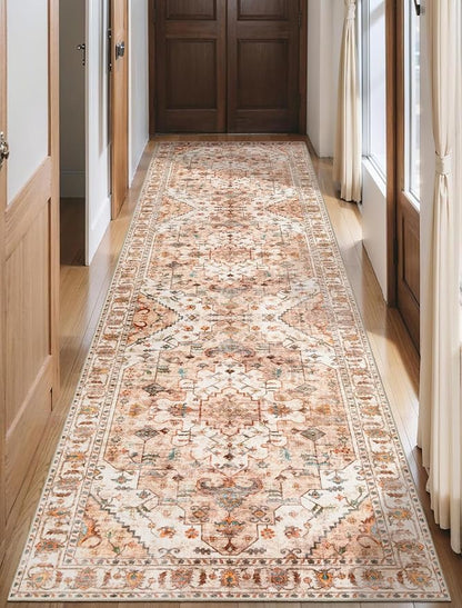 SERISSA 2'6"x10' Washable Non Slip Boho Runner Rug by SERISSAHomeDecorCollection