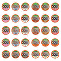 Double Donut Coffee Decaf Flavored Coffee, Variety Pack, 30 Count
