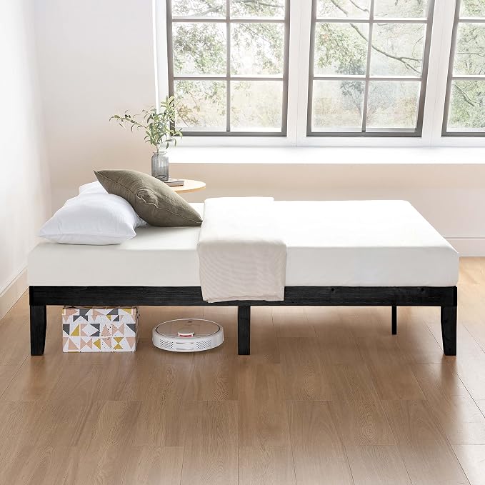 Mellow Naturalista Classic 12 Inch Solid Wood Platform Bed - Image 3