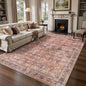 5x7 Area Rugs - Washable Vintage Retro Living Room Rug, Soft Ultra Thin Non by Yarooge