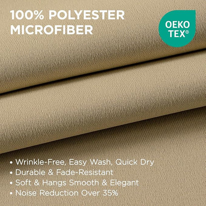 Joydeco Long Blackout Curtains for Bedroom 108 Inch 2 Panels - Image 2