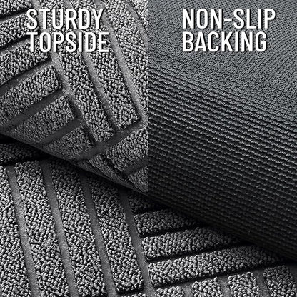 OLANLY Front Door Mat Outside Entrance 47x17, Waterproof Heavy-Duty Doormat | - Image 4