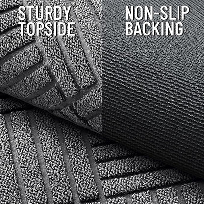 OLANLY Front Door Mat Outside Entrance 59x23, Waterproof Heavy-Duty Doormat | - Image 4