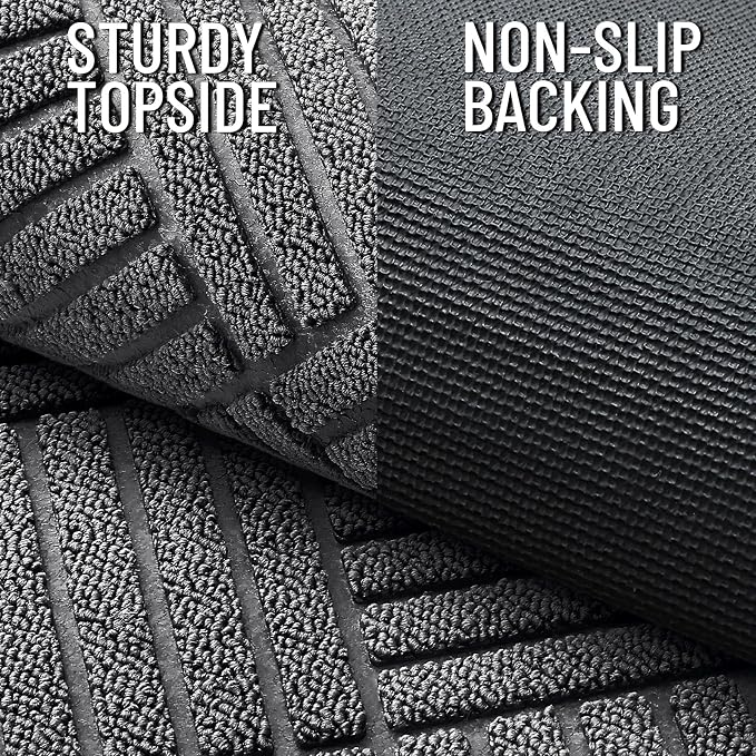 OLANLY Front Door Mat Outside Entrance 47x23, Waterproof Heavy-Duty Doormat | - Image 4