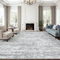 Soalmost 12x15 Washable Area Rugs Soft Living Room Rug Abstract Grey | Large by Soalmost