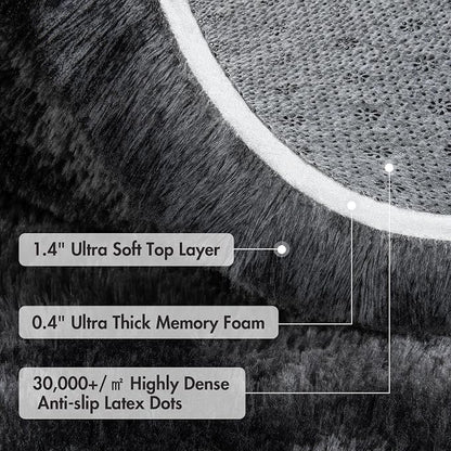 10x14 Ft Extra Large Shag Rugs for Living Room, Ultra Soft Fluffy Furry Area - Image 8