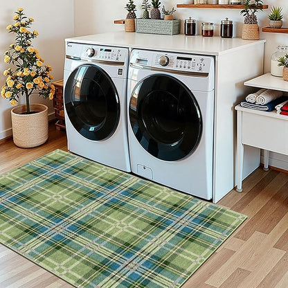 Plaid Outdoor Rug - Image 6