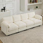 114'' Sectional 4 Seater Couch, Oversized Modular Couches by HATPPTO