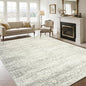 Washable Rugs 9x12 Area Rug for Living Room, Dining Room-Beige Green | Ultra by Srugn