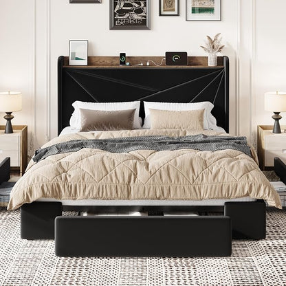 SHA CERLIN Queen Bed Frame - Image 3