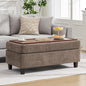 45 Inch Large Storage Ottoman Bench by WUTUTUEE