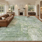Soalmost 10x14 Area Rugs for Living Room Washable Rug Abstract Green/Ivory | by Soalmost