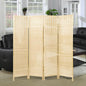 Roundhill Furniture Inkwell 4-Panel Bamboo Room Divider, Folding Portable by RoundhillFurniture