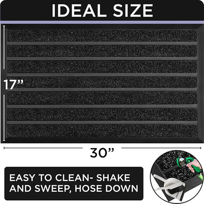 ubdyo Extra Durable Door Mat Outside Entrance | Dirt Trapping, Non-Slip Backing - Image 2