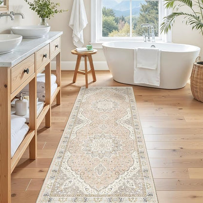 Madane Hallway Runner Rug 2x5 Washable Entry Rugs Non-Slip, Soft Low-Pile - Image 3