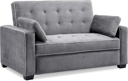 Serta Ainsley 72.6" Convertible Sleeper Sofa, Queen Size, Dreamcoil Comfort by SertaDreamConvertibles