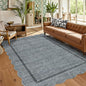 GarveeHome Scalloped Area Rug 4x6 Washable Rug Modern Floor Cover Soft Low Pile by GarveeHome