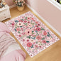 DUKINO 3x5 Area Rug, Floral Washable Rug by DUKINO