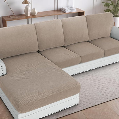 H.VERSAILTEX Backrest Cushion Covers Sectional Couch Back Cushion Covers by HVERSAILTEX