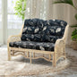 Malibu Lounge Loveseat Sofa Natural Rattan Wicker Handmade Design, Natural Color by Wickerix