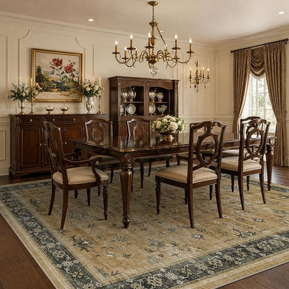 Boho Earth Tone 7x10 Living Room Rug - Image 6