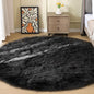 ORINOVA Washable Faux Fluffy Fur Round Area 6.6ft Rugs by ORINOVA