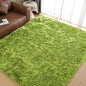 Goolela Lime Green Area Rug 8x10 Fluffy Fuzzy Furry Rug by Goolela