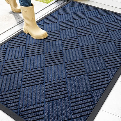 OLANLY Front Door Mat Outside Entrance 47x32, Waterproof Heavy-Duty Doormat | by OLANLY