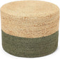 REDEARTH · Cylindrical Pouf Foot Stool Ottoman by REDEARTH