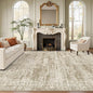 Soalmost Washable Area Rug 8x10 Large Soft Brown Rugs by Soalmost