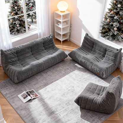 Bean Bag Loveseat Chair Big Sofa Beanbag Chair - Image 8