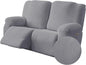 Genina Recliner Loveseat Cover Stretch Couch Covers Sofa slipcover by Genina