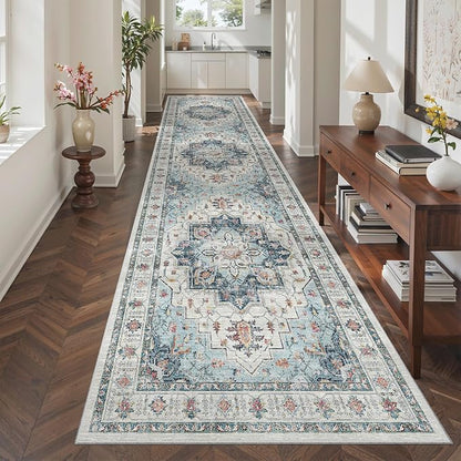 Madane Hallway Runner Rug 3x12 Washable Kitchen Runners 12ft, Soft Low-Pile - Image 2