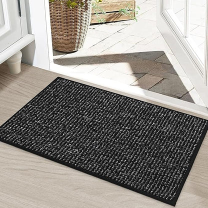 BEQHAUSE Dirt Trapper Door Mat 20" x 32", Non-Slip Washable Doormats, Low by BEQHAUSE
