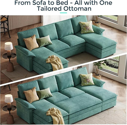 LINSY HOME Ottoman Modular for Sectional Sofa Couch, Cloud Sofa Movable Ottoman - Image 3