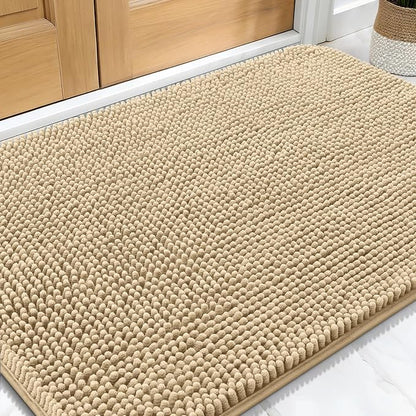 OLANLY Dog Door Mat for Muddy Paws 34x21, Super Absorbent Chenille Mud Mat | by OLANLY
