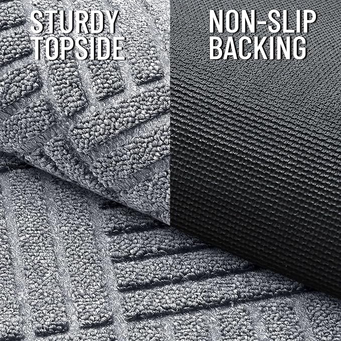 OLANLY Front Door Mat Outside Entrance 35x23, Waterproof Heavy-Duty Doormat | - Image 4