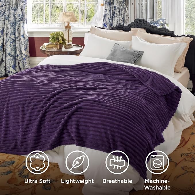Bedsure Soft Full Size Fleece Blankets - Image 5